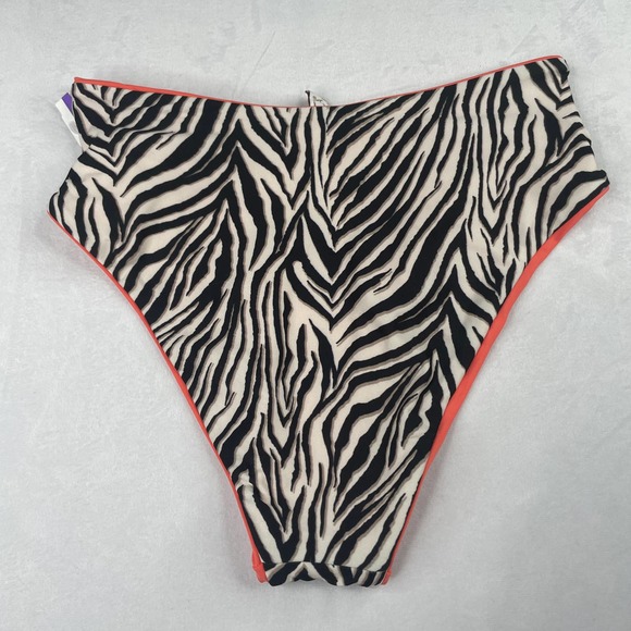 Becca Women's Animal Kingdom Vintage High Waist Swim Bottoms Size Small - Picture 5 of 5